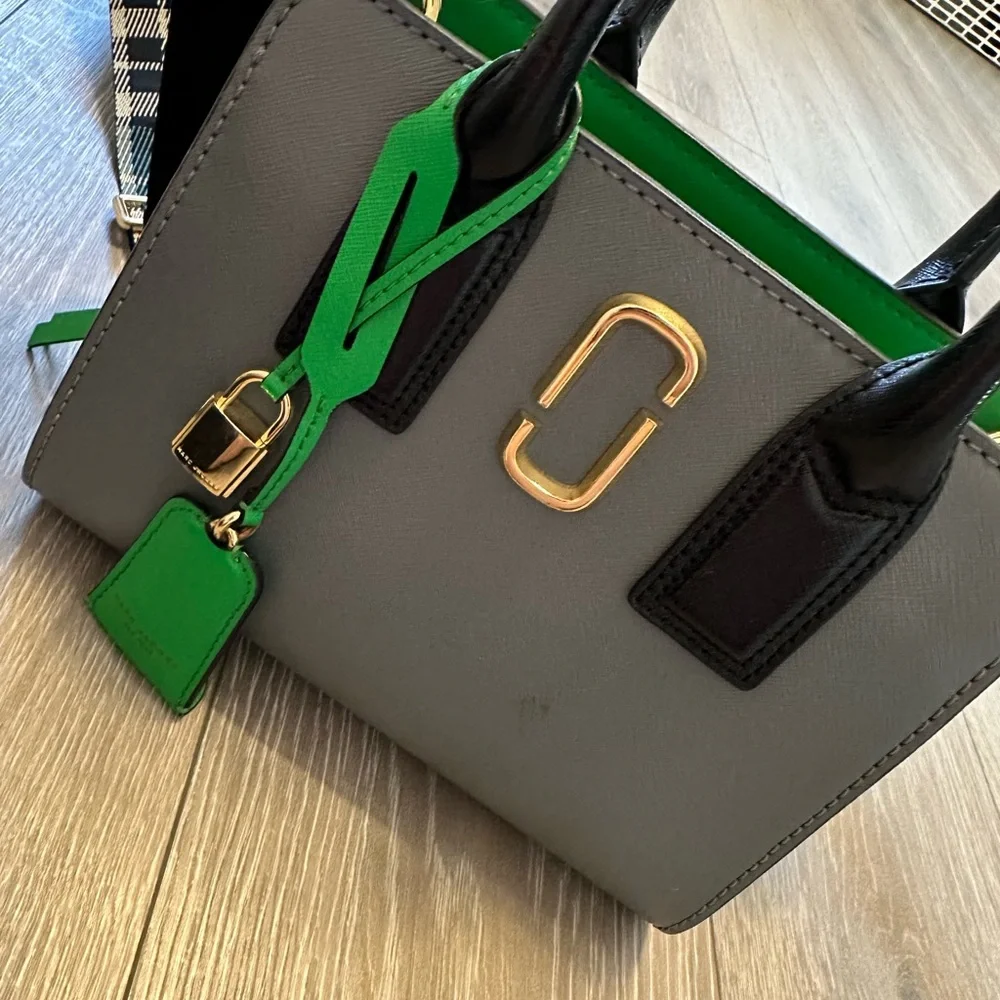 Marc Jacobs Color Block Satchel Bag Big Snapshot - Picture 2 of 5